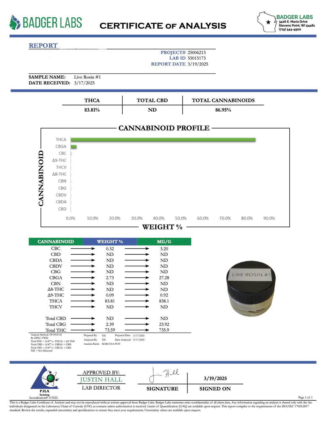 APPLE SLAPS๐๐ - LIVE THCa ROSIN